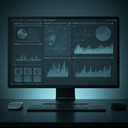 Pantallas de monitoreo IT con métricas operativas