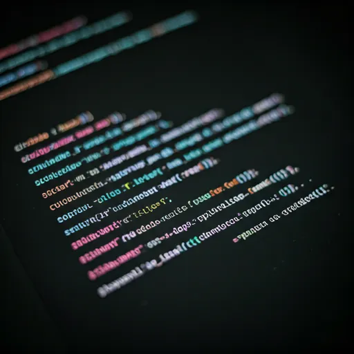 Código de una aplicación web moderna